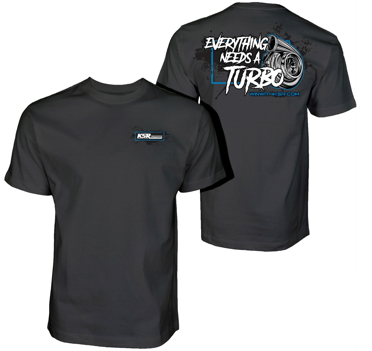Everything Needs A TURBO Charcoal Grey or Military Green – Fast Media LLC