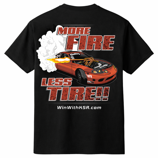 NEW! Lucy Burnout T-Shirt (More Fire, Less Tire!)
