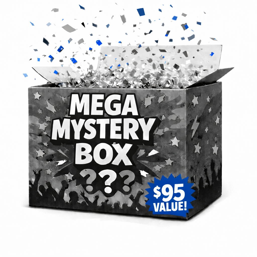 MEGA Mystery Box - 2 Shirts, Hat, Key Tag & Sticker