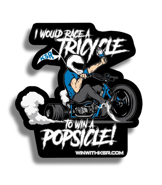 Decal - Race Tricycle for a Popsicle