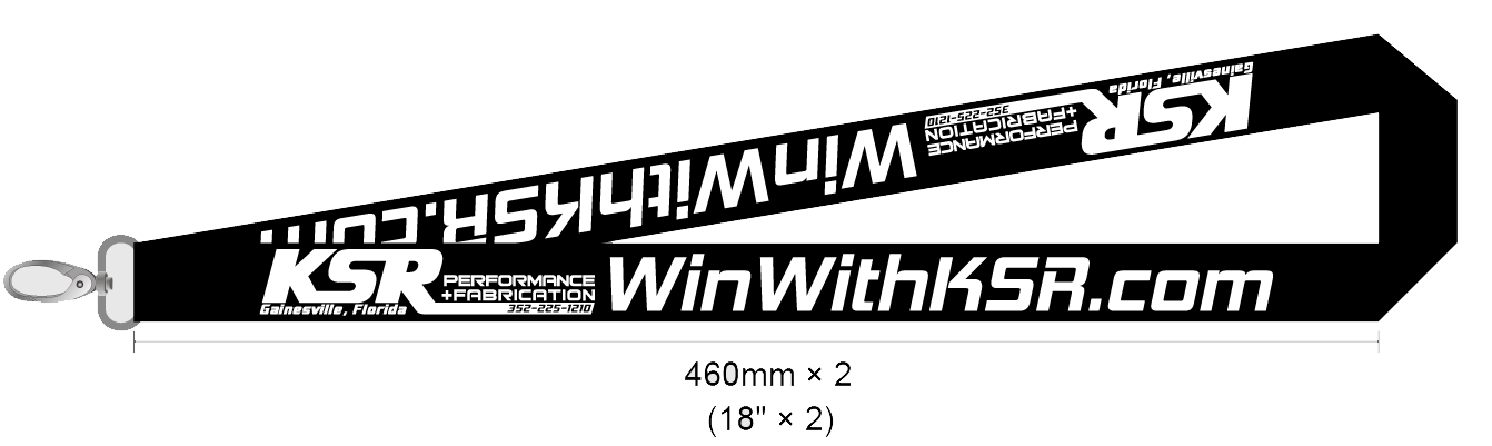 WinWithKSR.com Lanyard